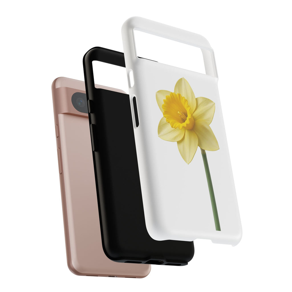 Daffodil Blossom Tough Phone Case — Yellow Spring Floral iPhone Cover