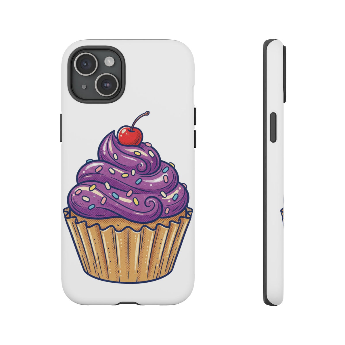 Purple Cupcake Tough Phone Cases