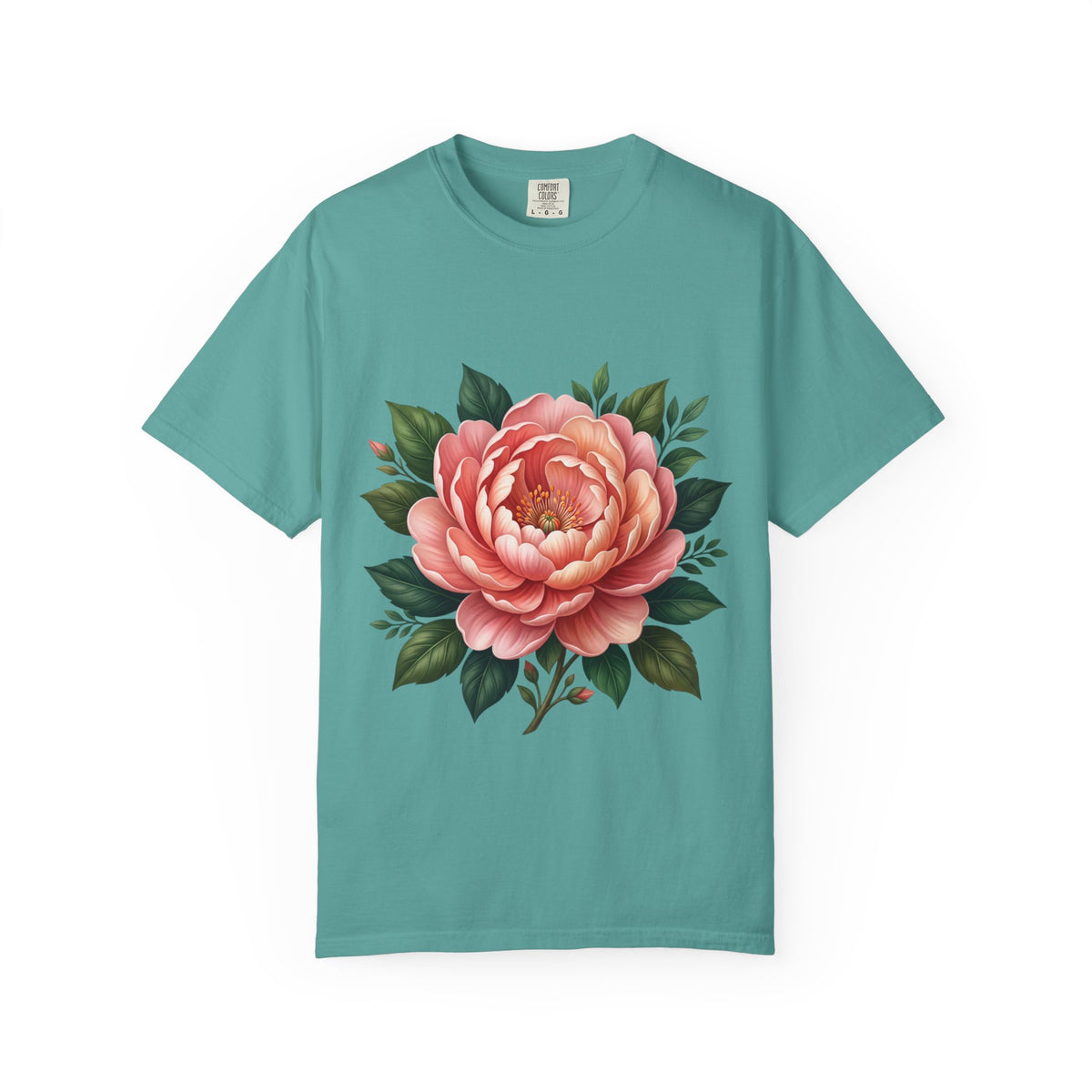 Peony Bloom T-Shirt — Vintage Floral Graphic Tee