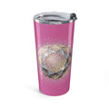 Glittery Light Pink Tumbler 20oz