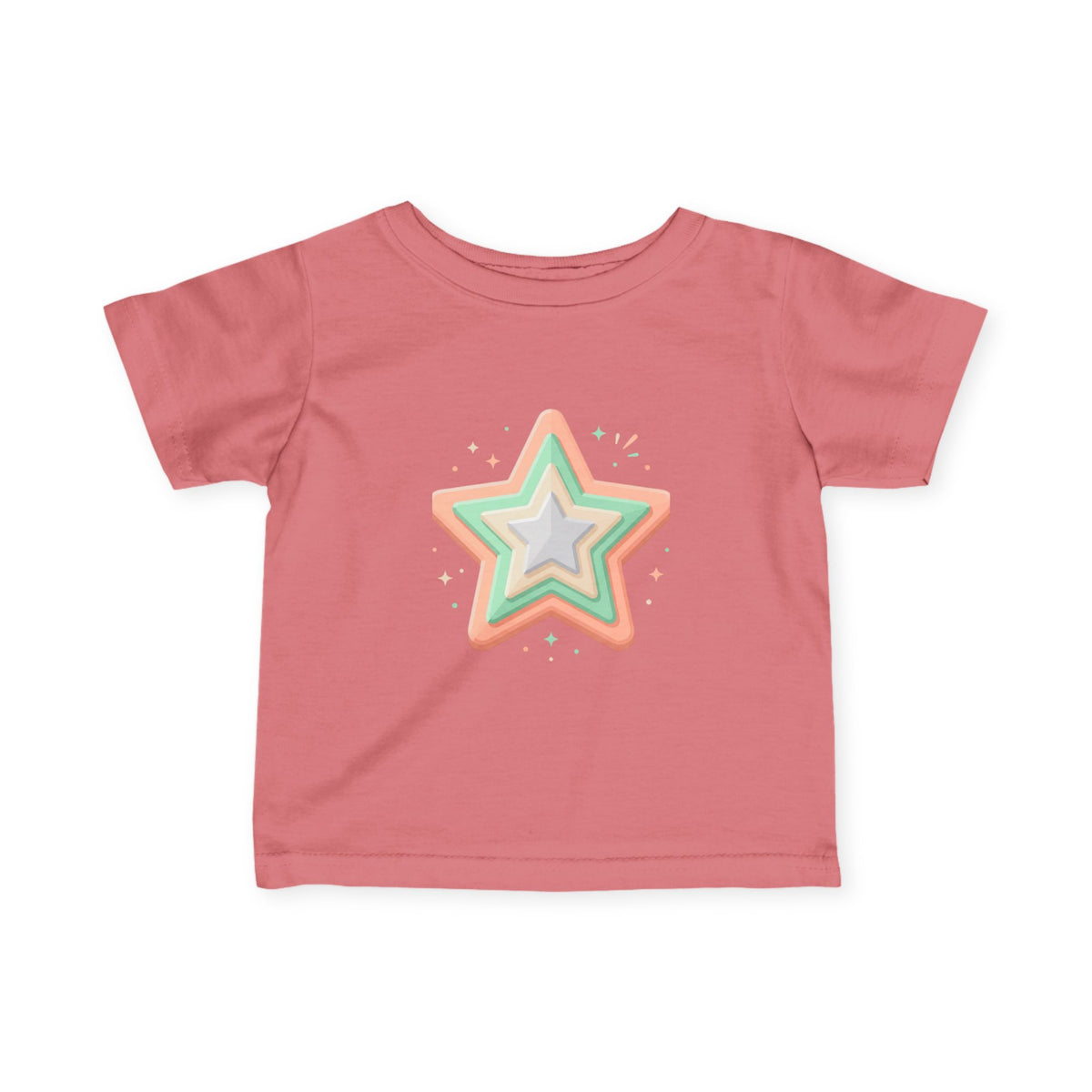 Star Design Infant Fine Jersey Tee