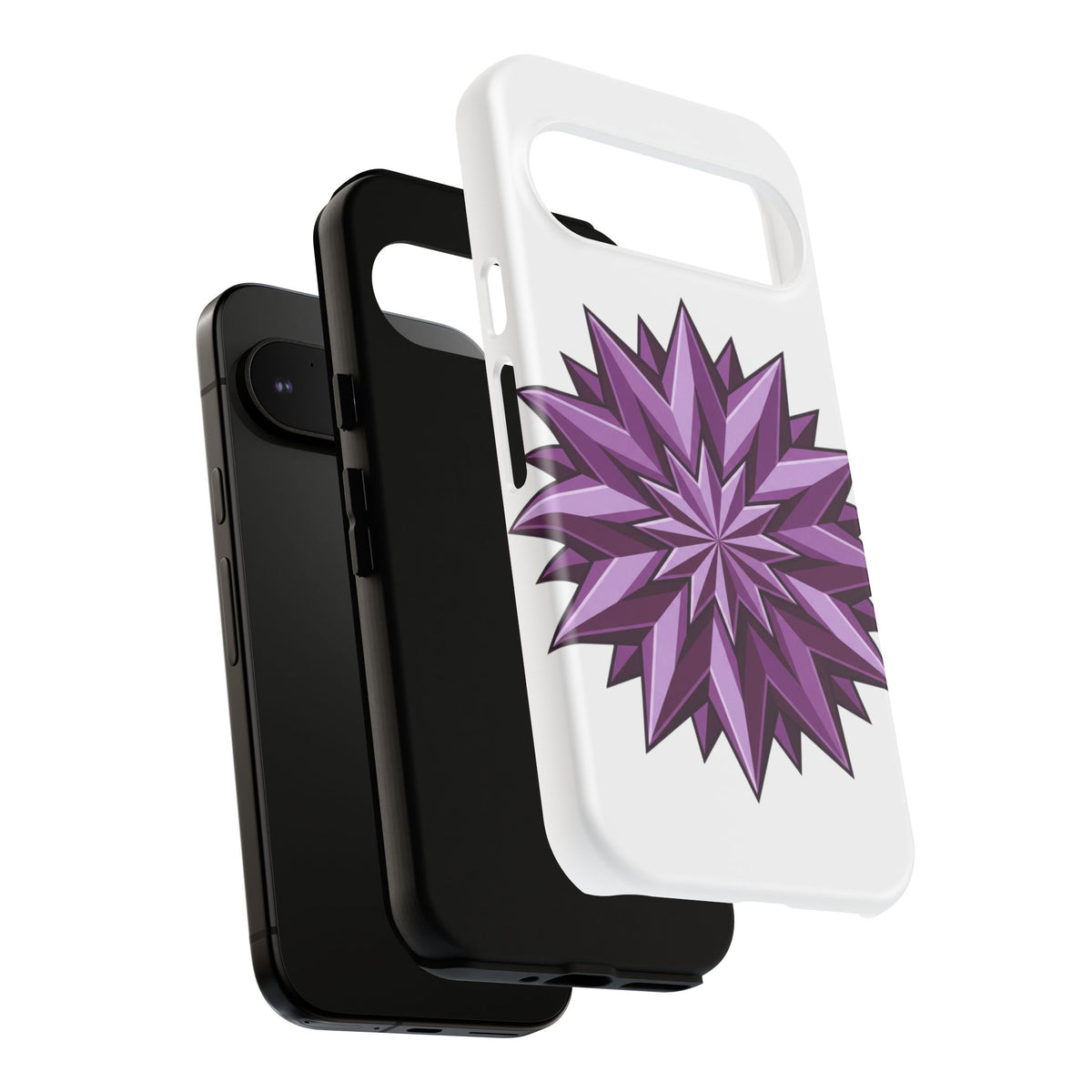 Purple Geometric Star Phone Case