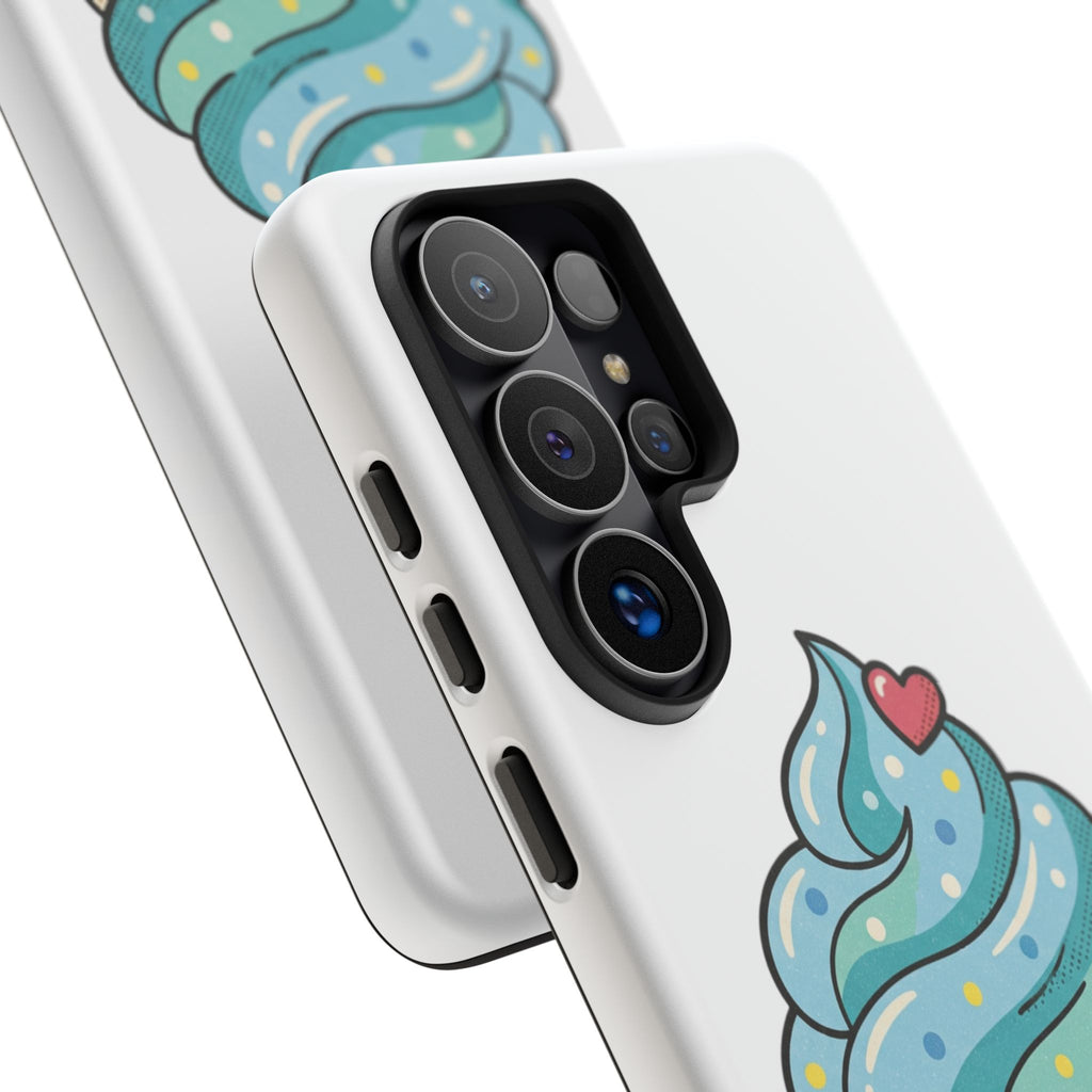 Blue Cupcake Tough Phone Cases