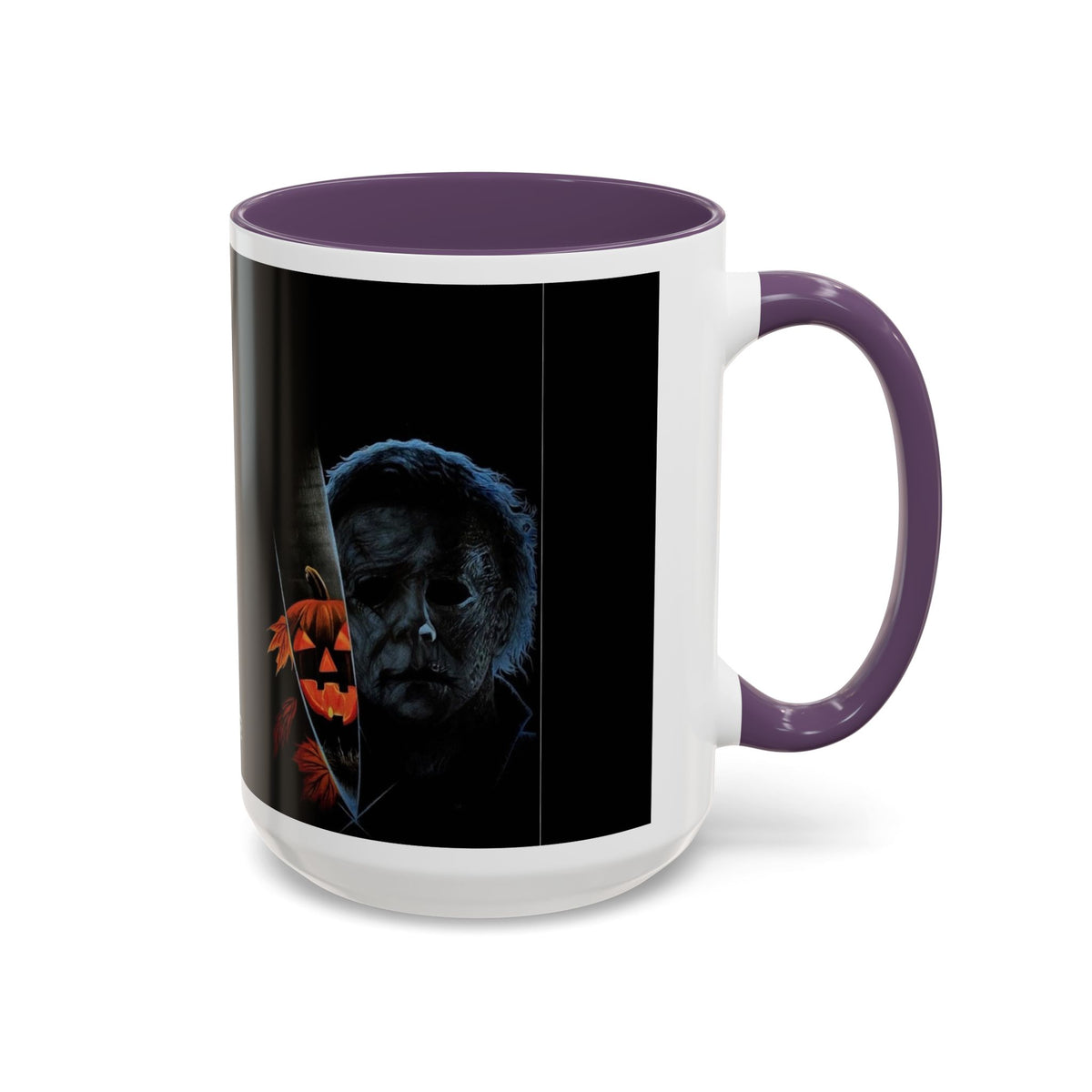 Michael Myers Halloween Coffee Mug — Horror Pumpkin Accent Mug (11/15oz)