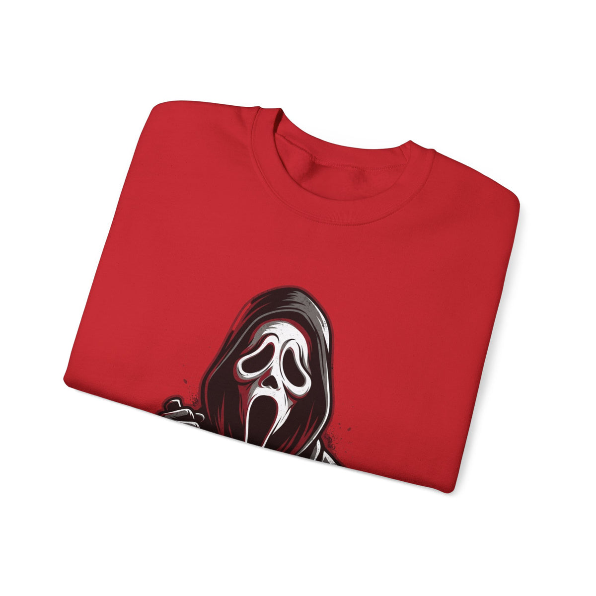 Scream Mask Crewneck Sweatshirt – Horror Ghostface Graphic