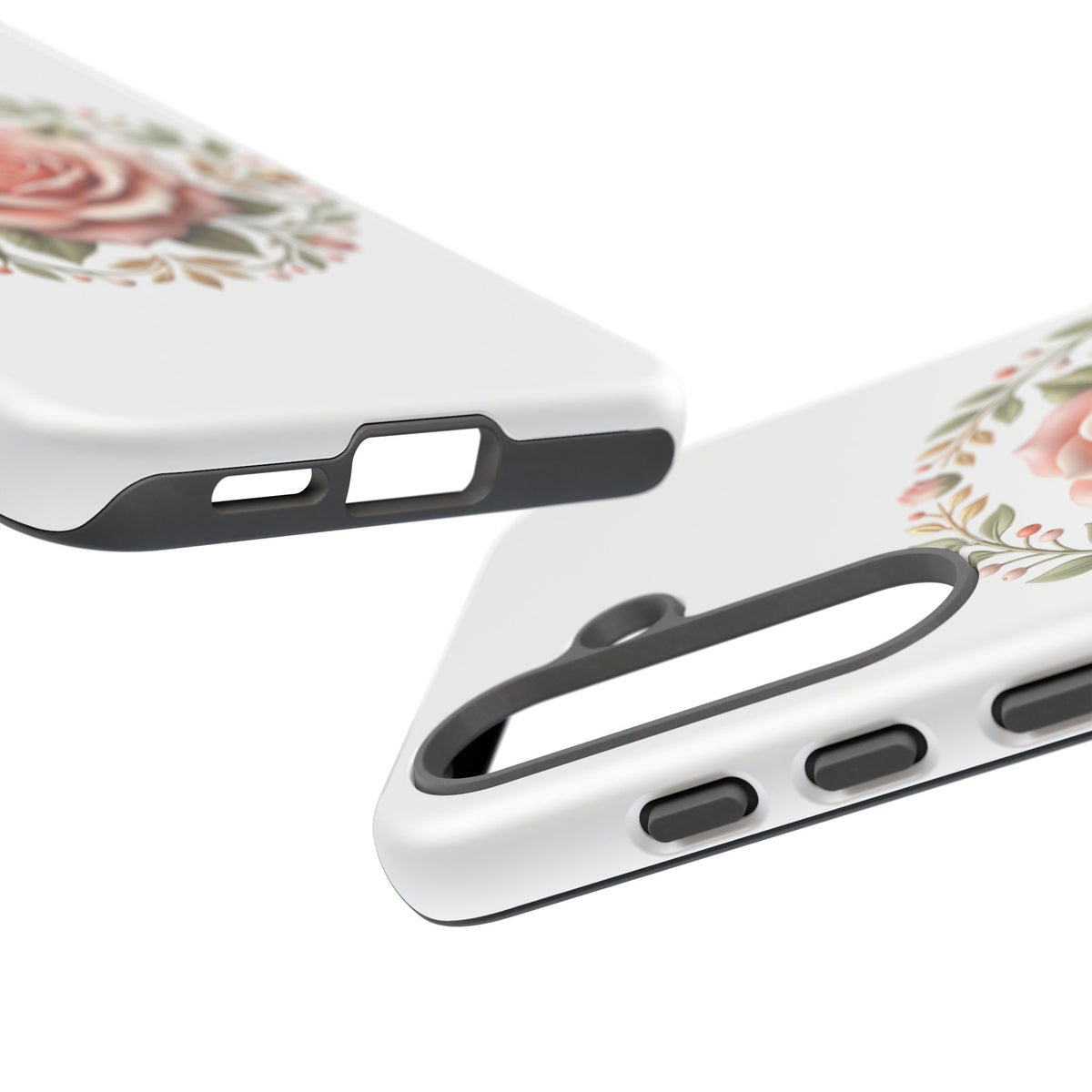 Floral Rose Wreath Tough Phone Case