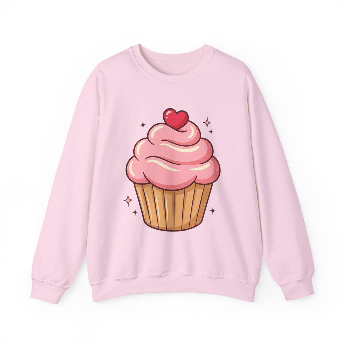 Pink Cupcake Unisex Heavy Blend™ Crewneck Sweatshirt