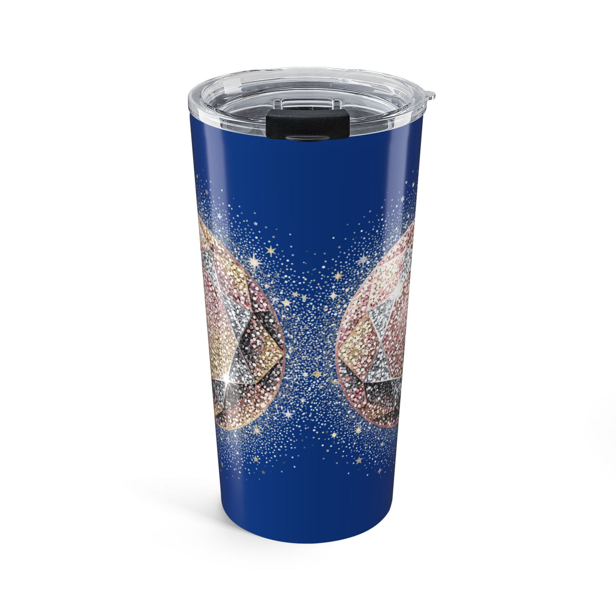 Glittery Navy Tumbler 20oz
