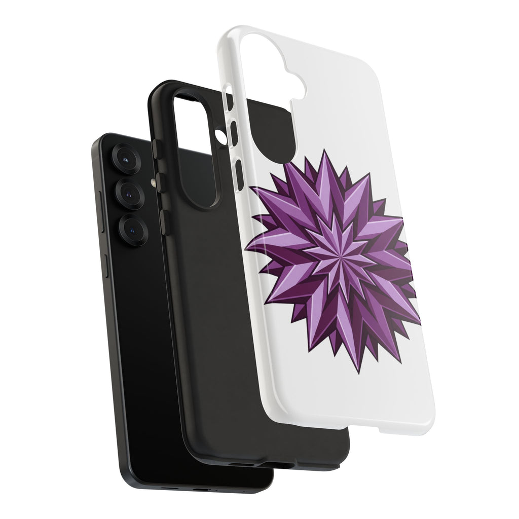 Purple Geometric Star Phone Case