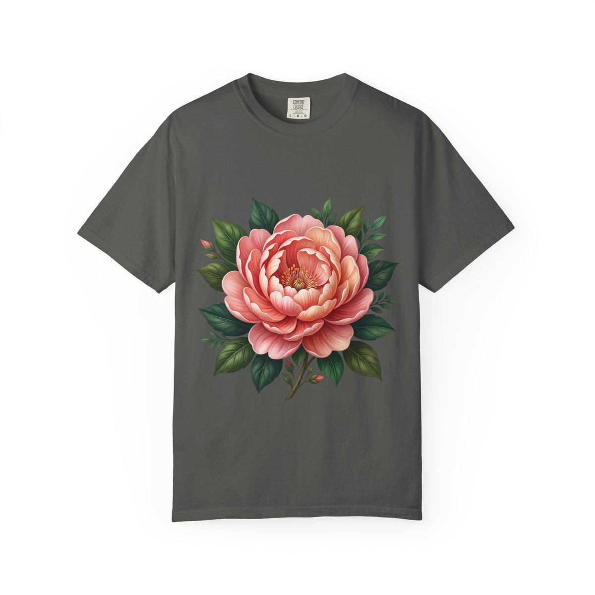 Peony Bloom T-Shirt — Vintage Floral Graphic Tee