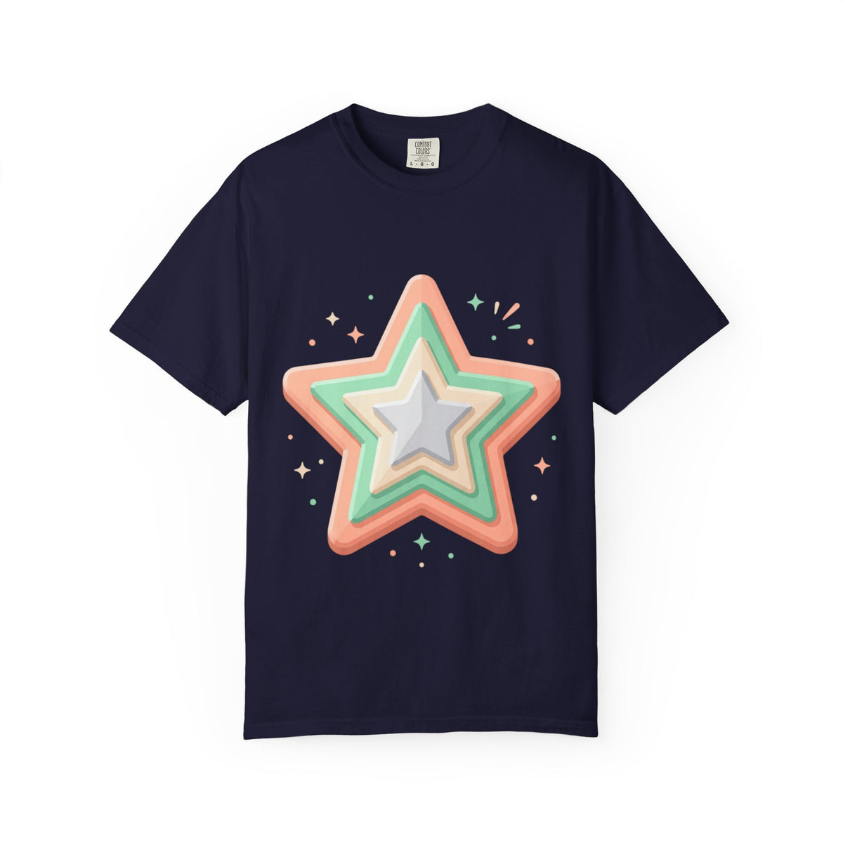 Star Design Unisex Garment-Dyed T-shirt