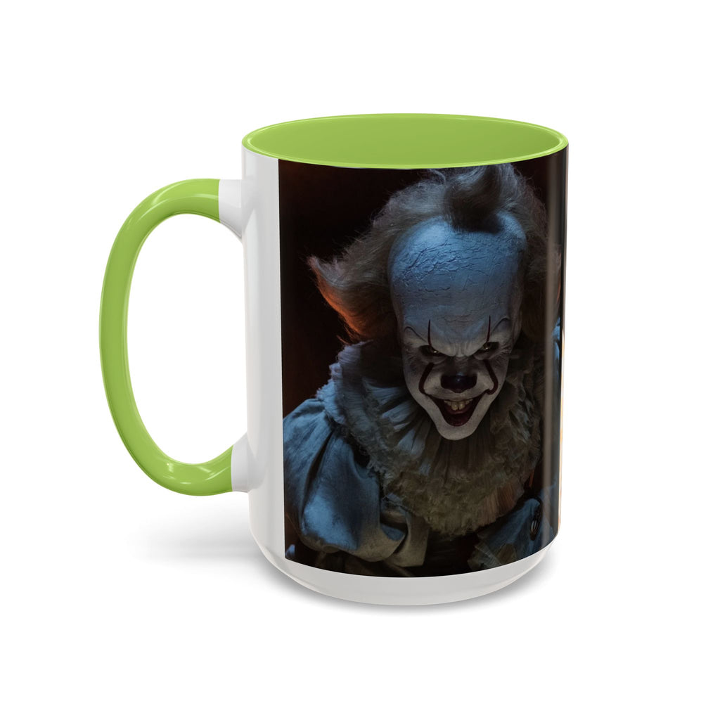Creepy Pennywise Horror Coffee Mug — Scary Clown Accent Mug (11/15oz)