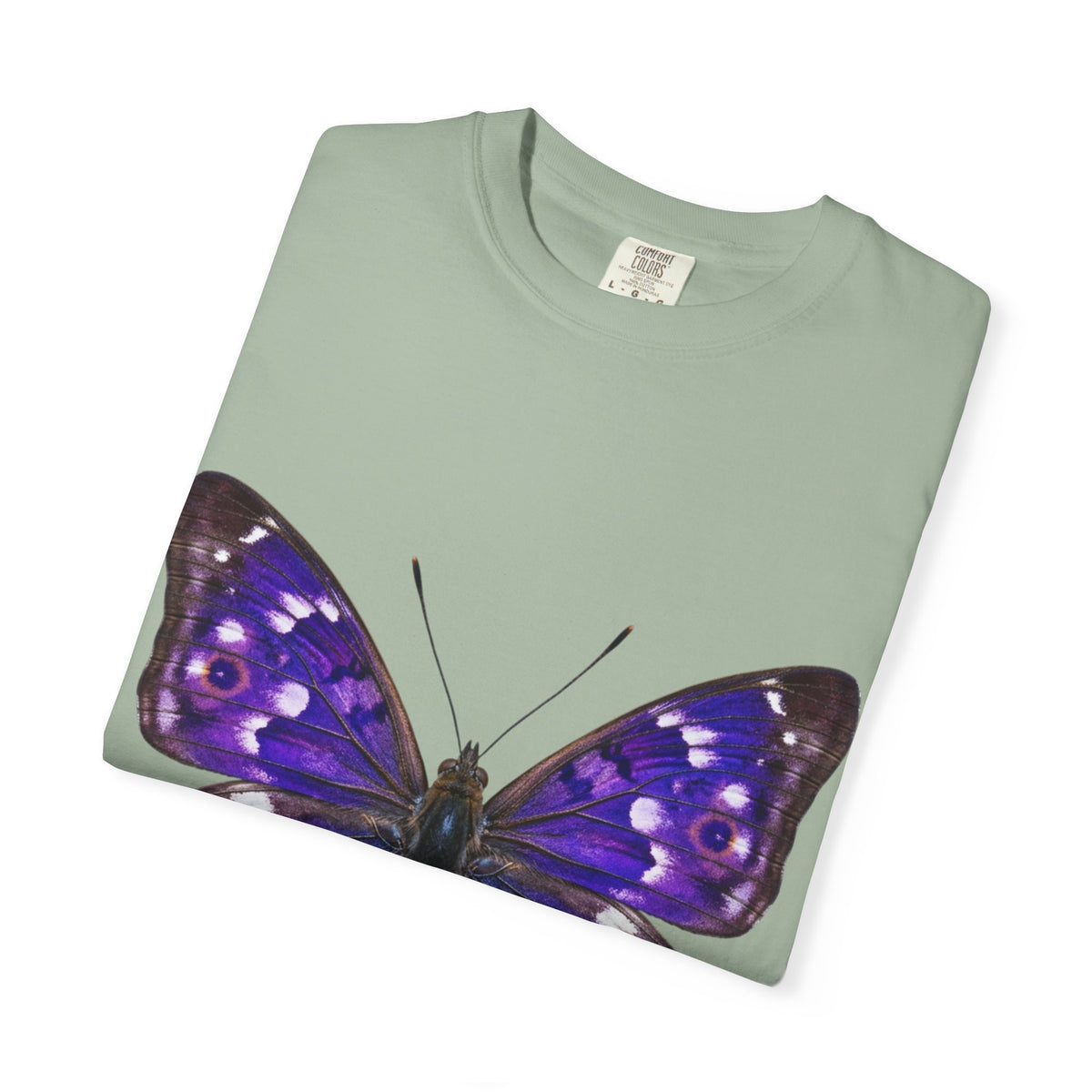 Purple Butterfly T-Shirt — Vibrant Vintage Moth Graphic Tee
