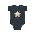 Infant Fine Star Design Jersey Bodysuit