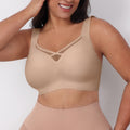Plus Size Bra with Large Cups and Gel Padding for Women, Seamless Customized Underwear