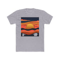 Sunset Waves T-Shirt — Retro Orange Sunset Graphic Tee