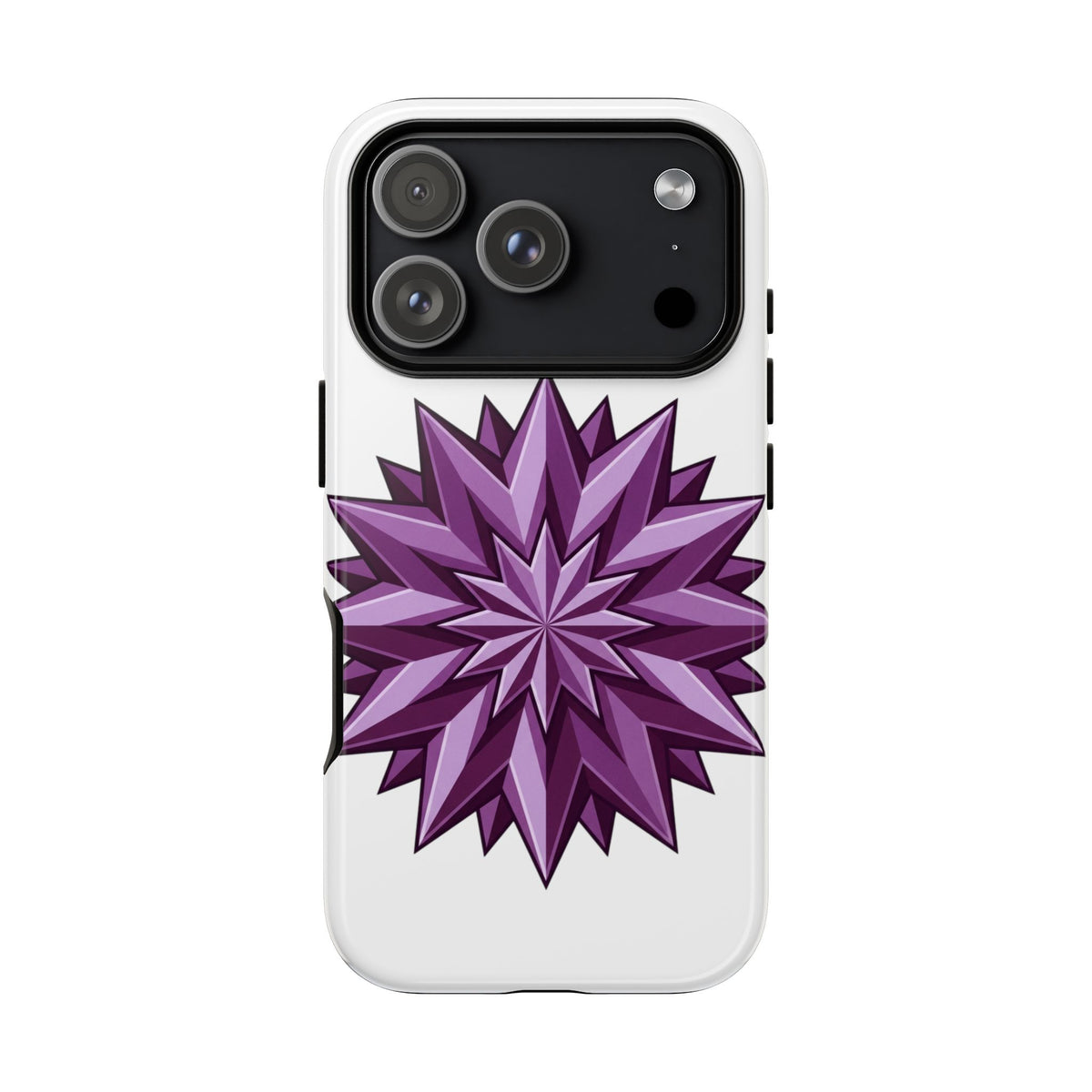 Purple Geometric Star Phone Case