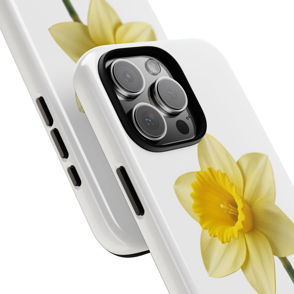 Daffodil Blossom Tough Phone Case — Yellow Spring Floral iPhone Cover