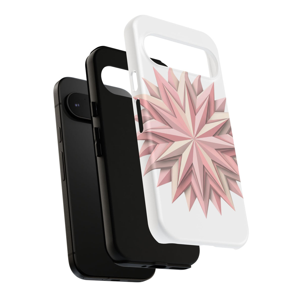 Pink Geometric Star Phone Case — Tough Protective iPhone Cover