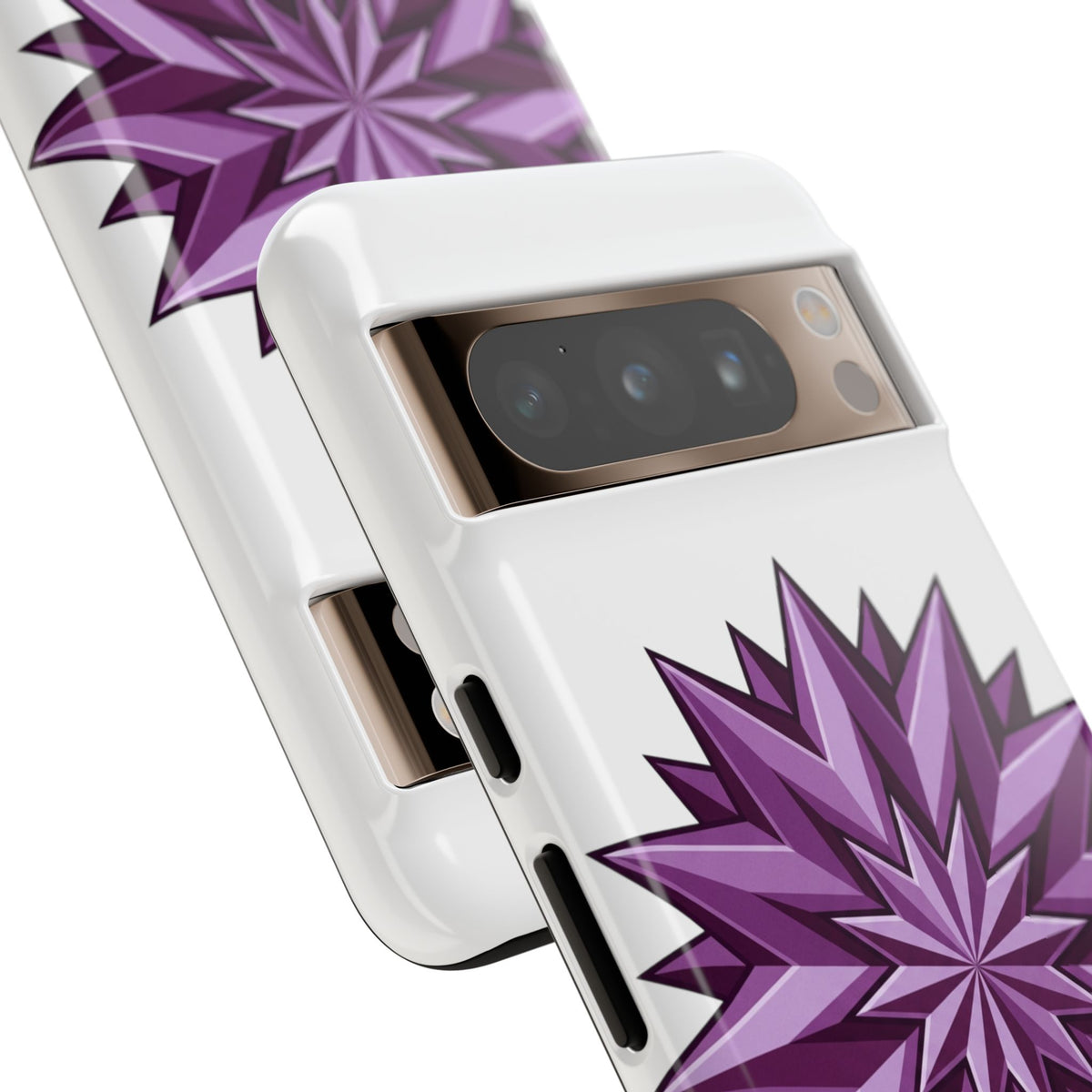 Purple Geometric Star Phone Case