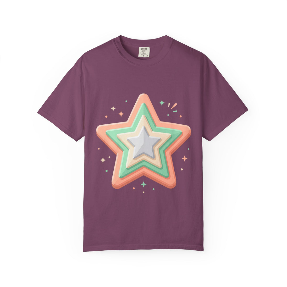 Star Design Unisex Garment-Dyed T-shirt