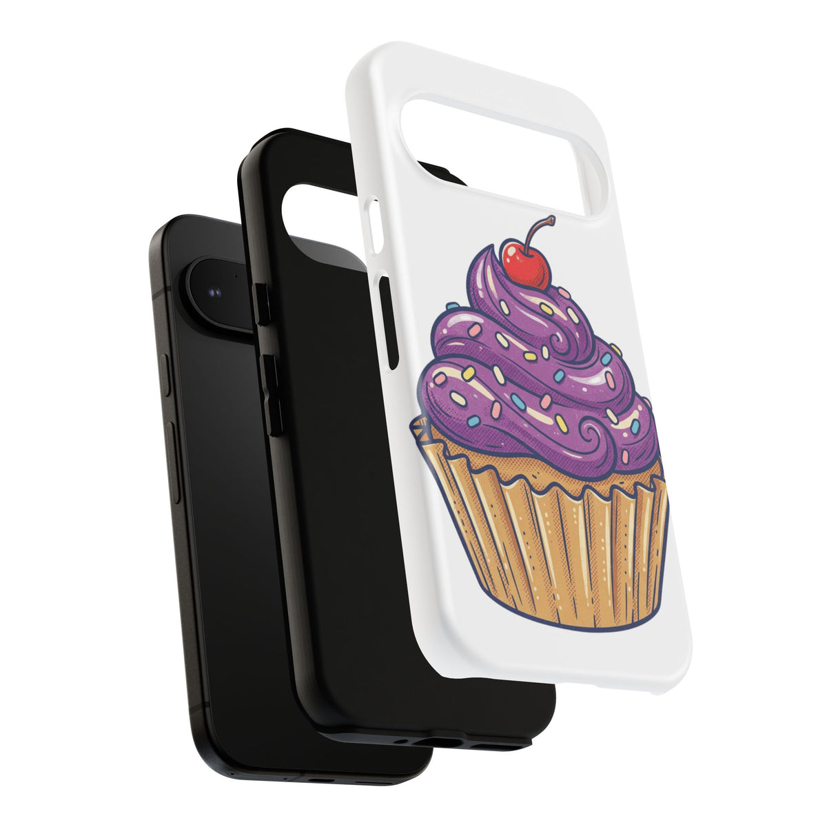 Purple Cupcake Tough Phone Cases