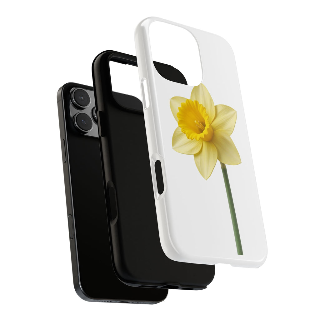 Daffodil Blossom Tough Phone Case — Yellow Spring Floral iPhone Cover