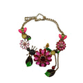 Bright Flowers  Cute Insect Shaped Necklaces Three-dimensional Exaggerated Necklaces