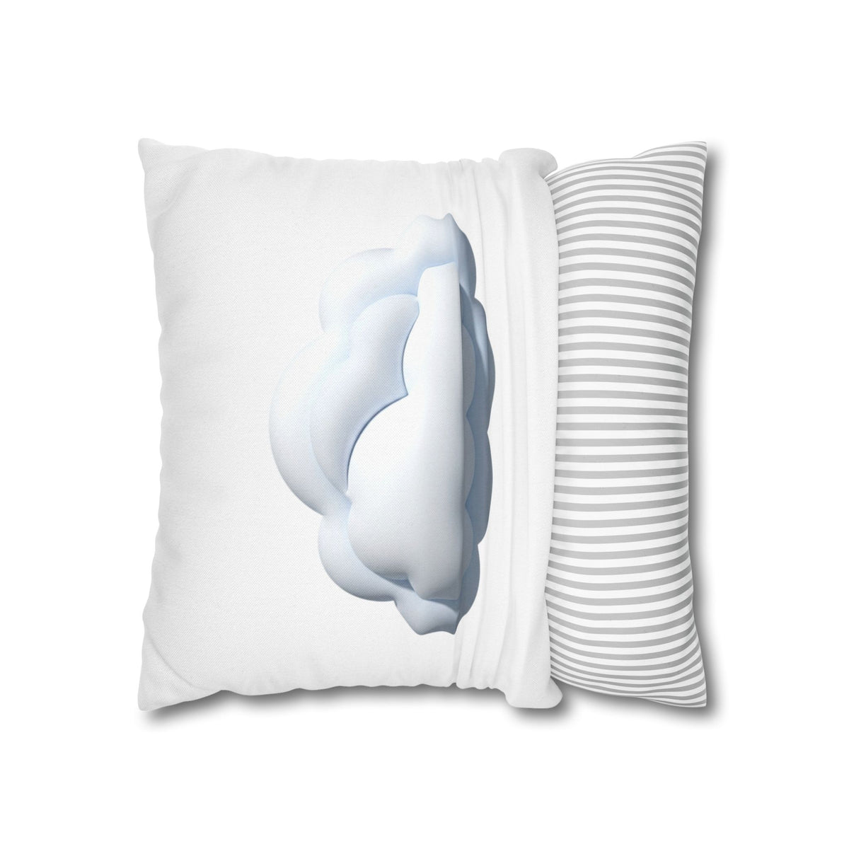 Cloud Throw White Pillowcase — Soft White Cloud Decorative Pillow Cover