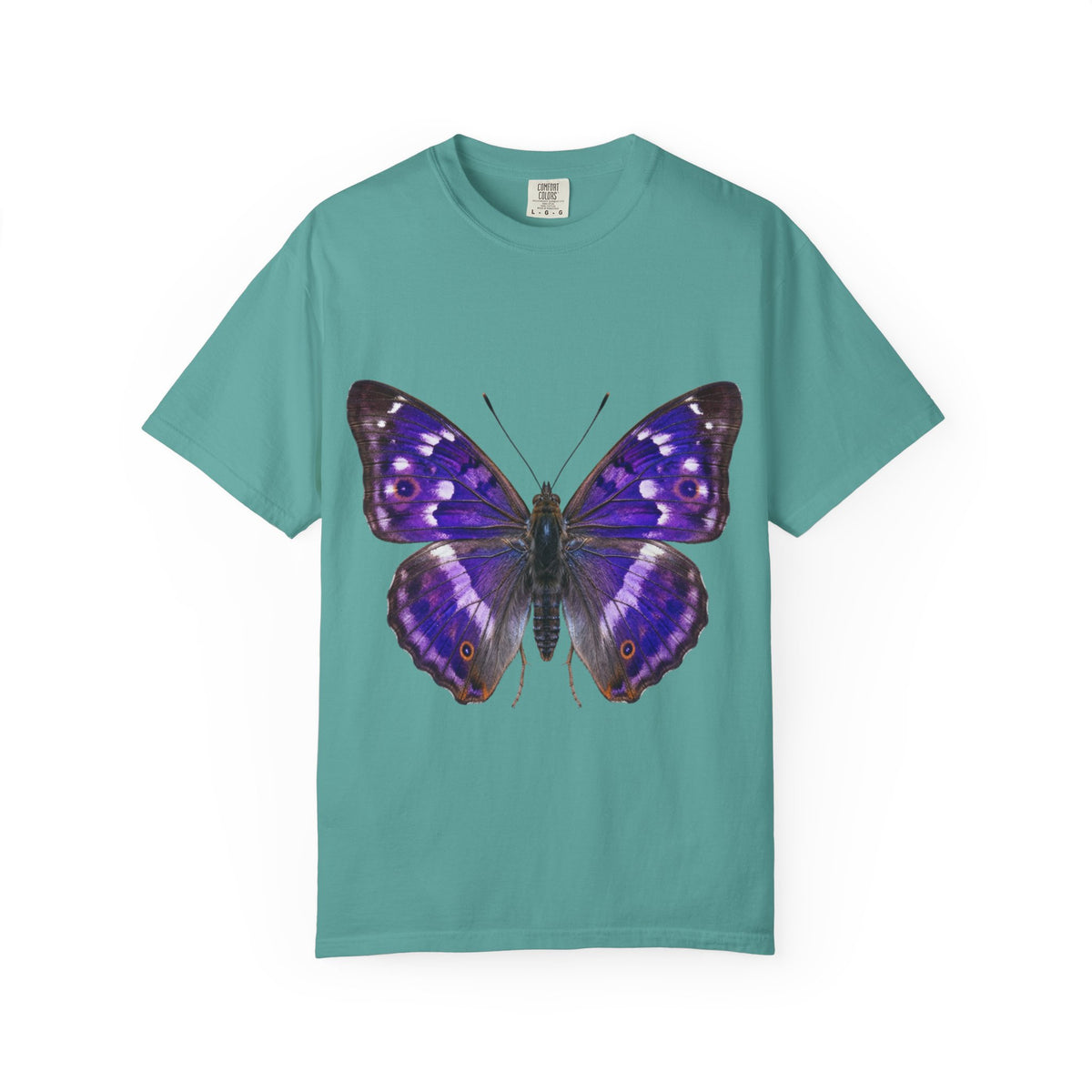 Purple Butterfly T-Shirt — Vibrant Vintage Moth Graphic Tee