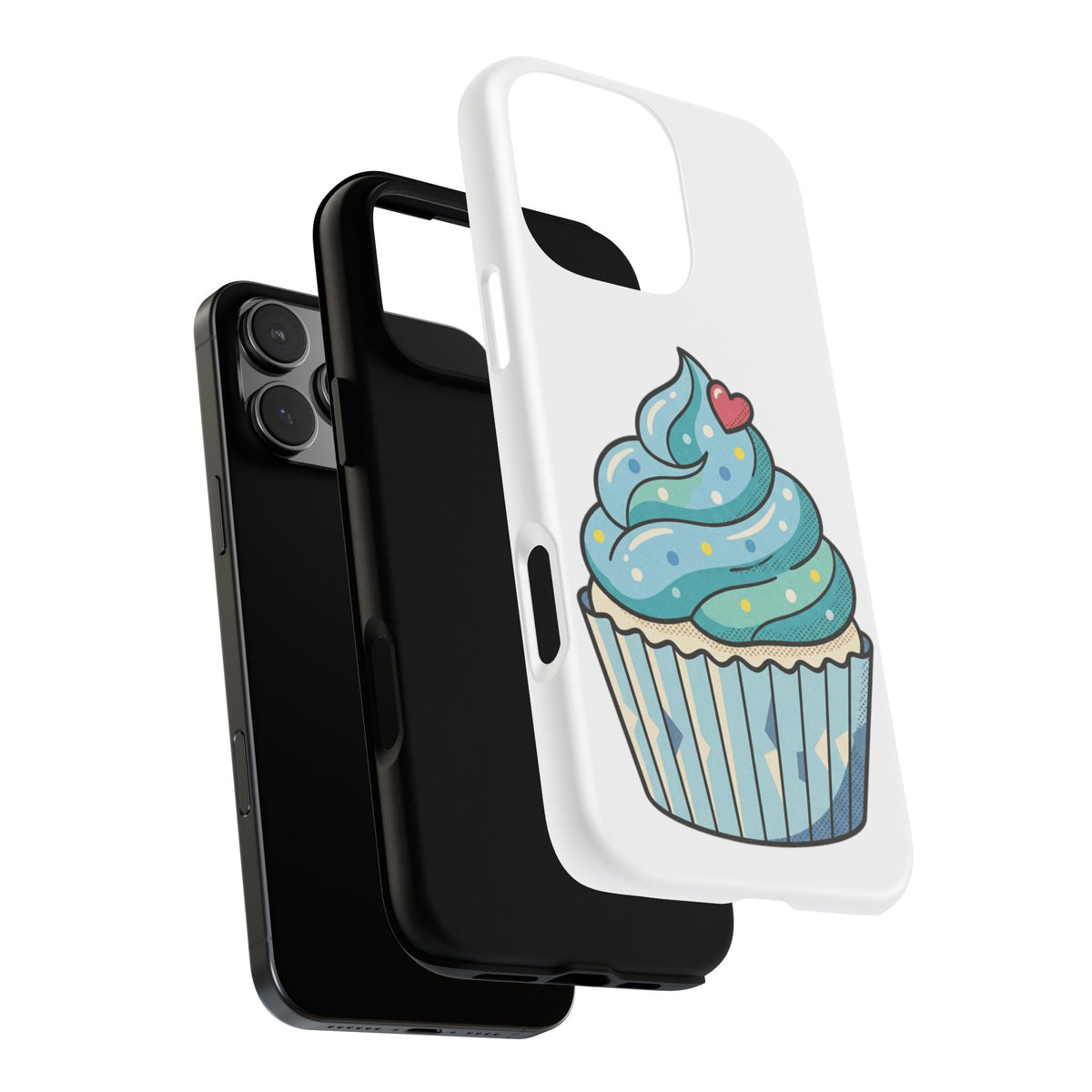 Blue Cupcake Tough Phone Cases