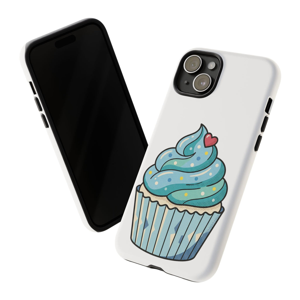 Blue Cupcake Tough Phone Cases