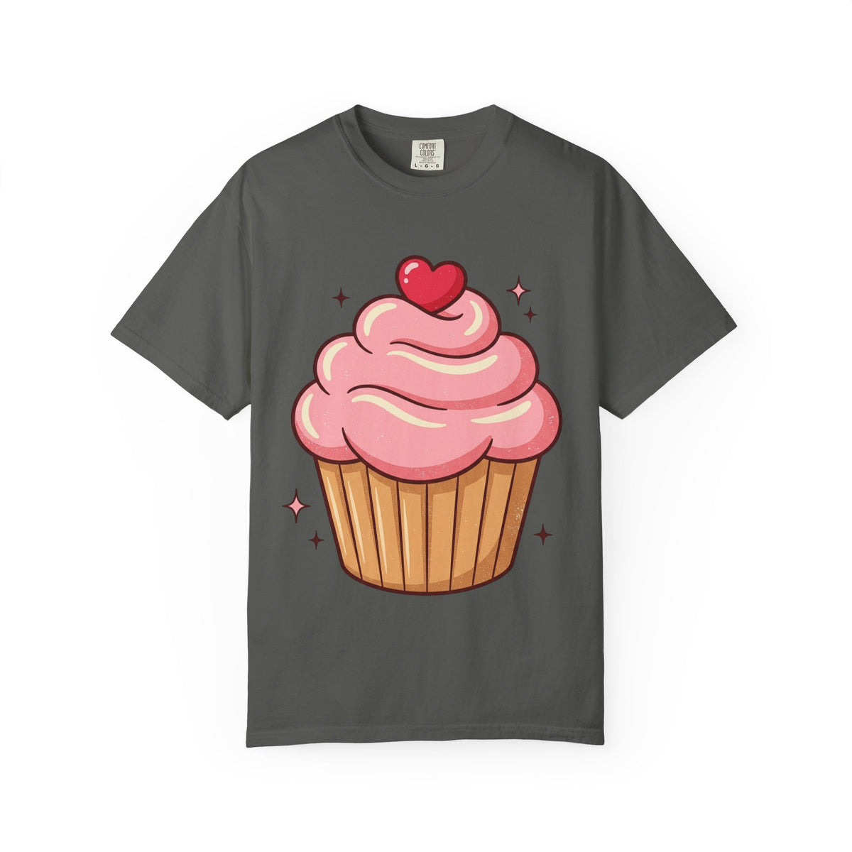 Pink Cupcake Unisex Garment-Dyed T-shirt
