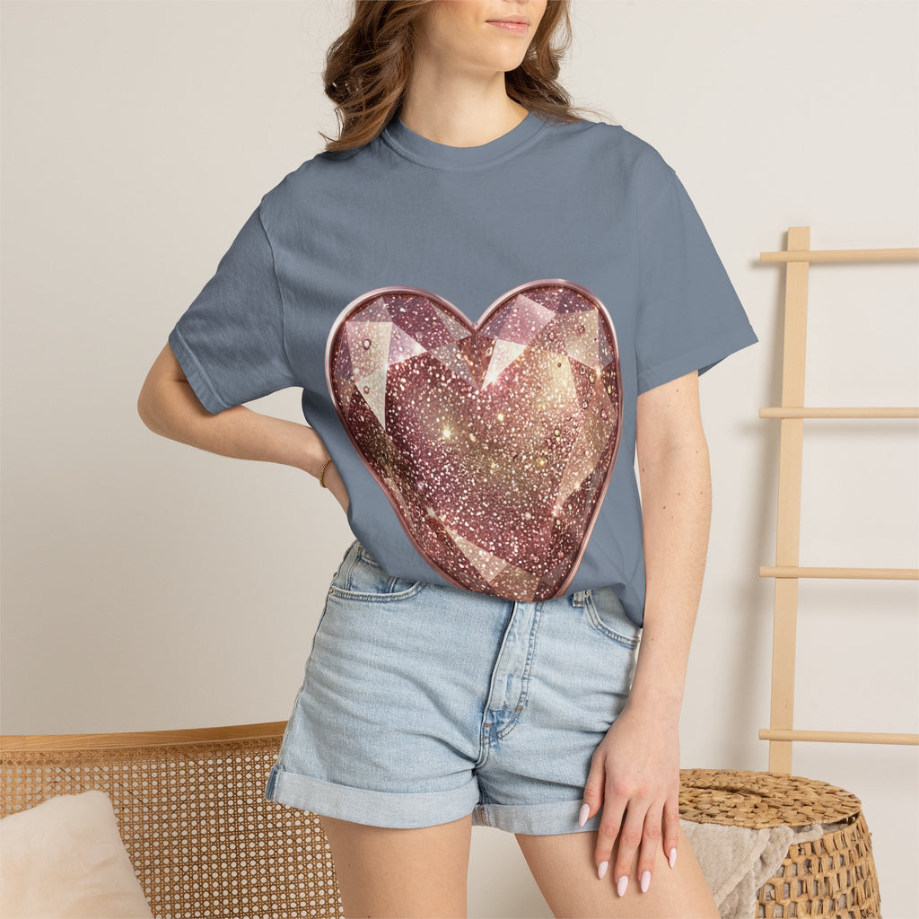 Glitter Gem Heart T-Shirt