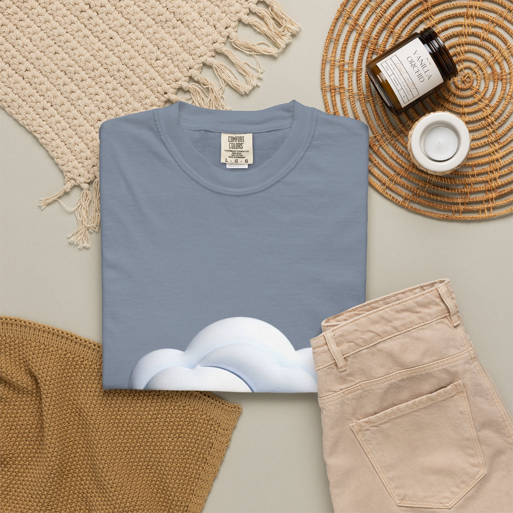 Cloud Graphic T-Shirt — Soft Dreamy Cloud Design