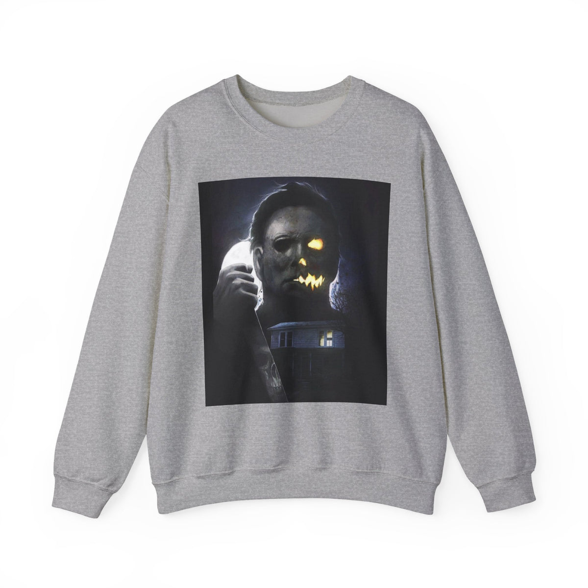 Halloween Michael Myers Mask Crewneck Sweatshirt