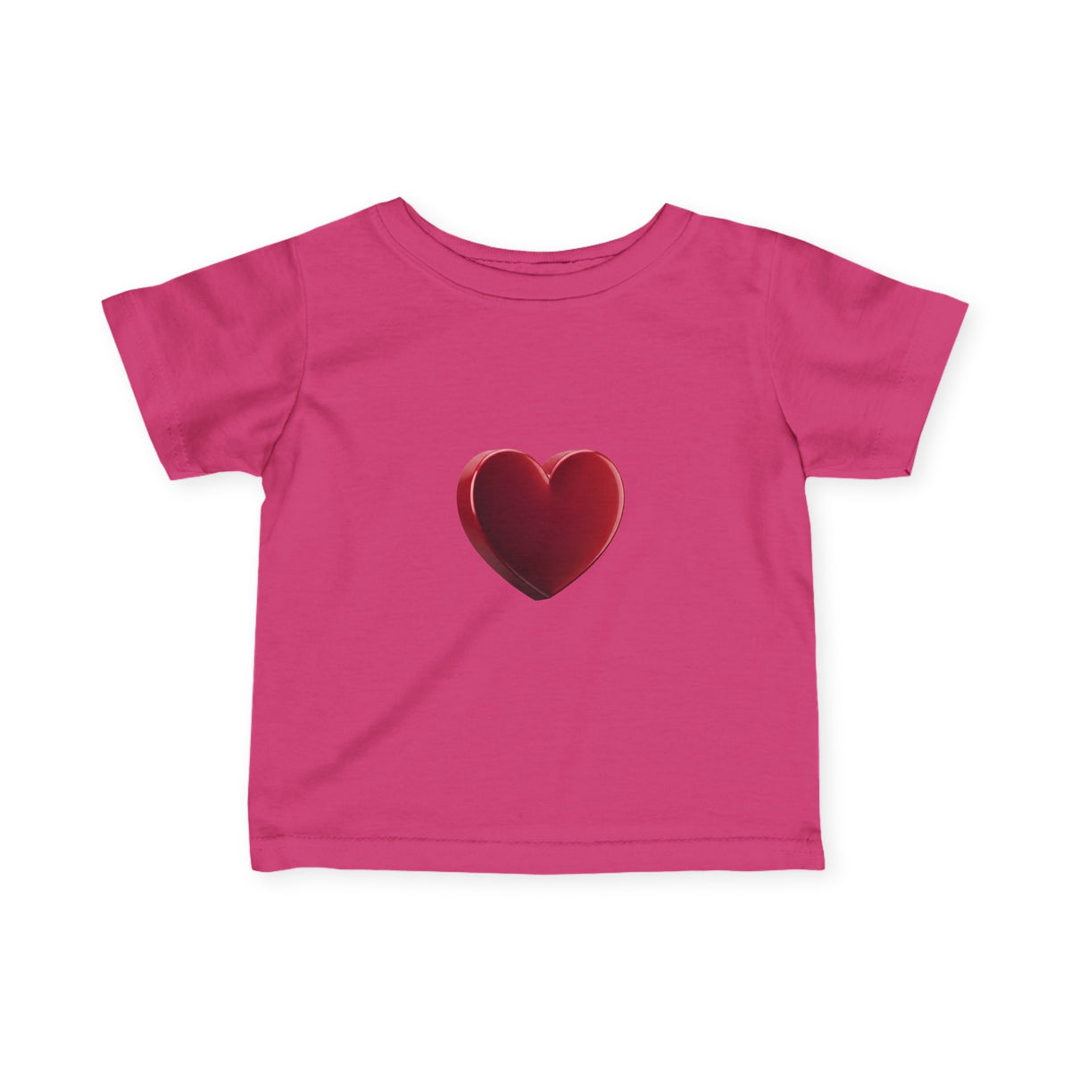 Infant Tee - Red Heart Graphic Baby Shirt