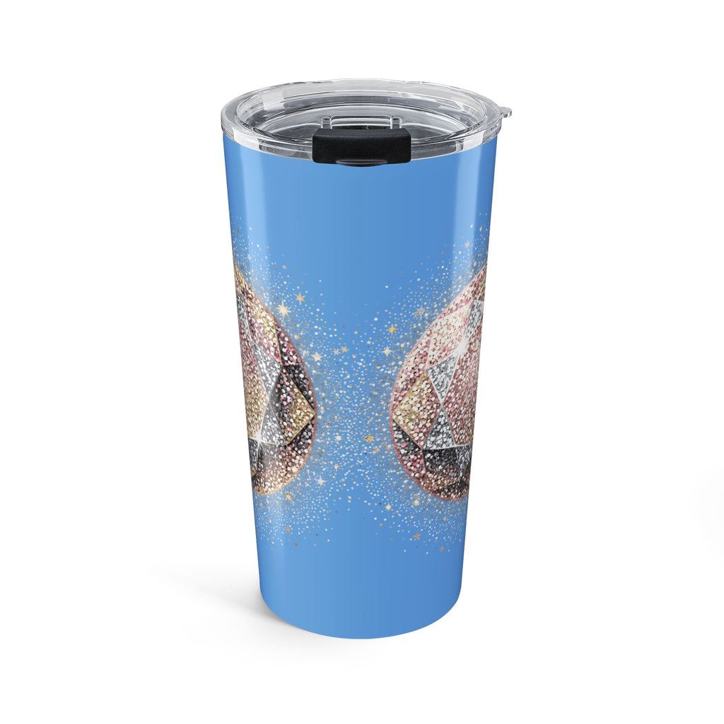 Glittery Light Blue Tumbler 20oz