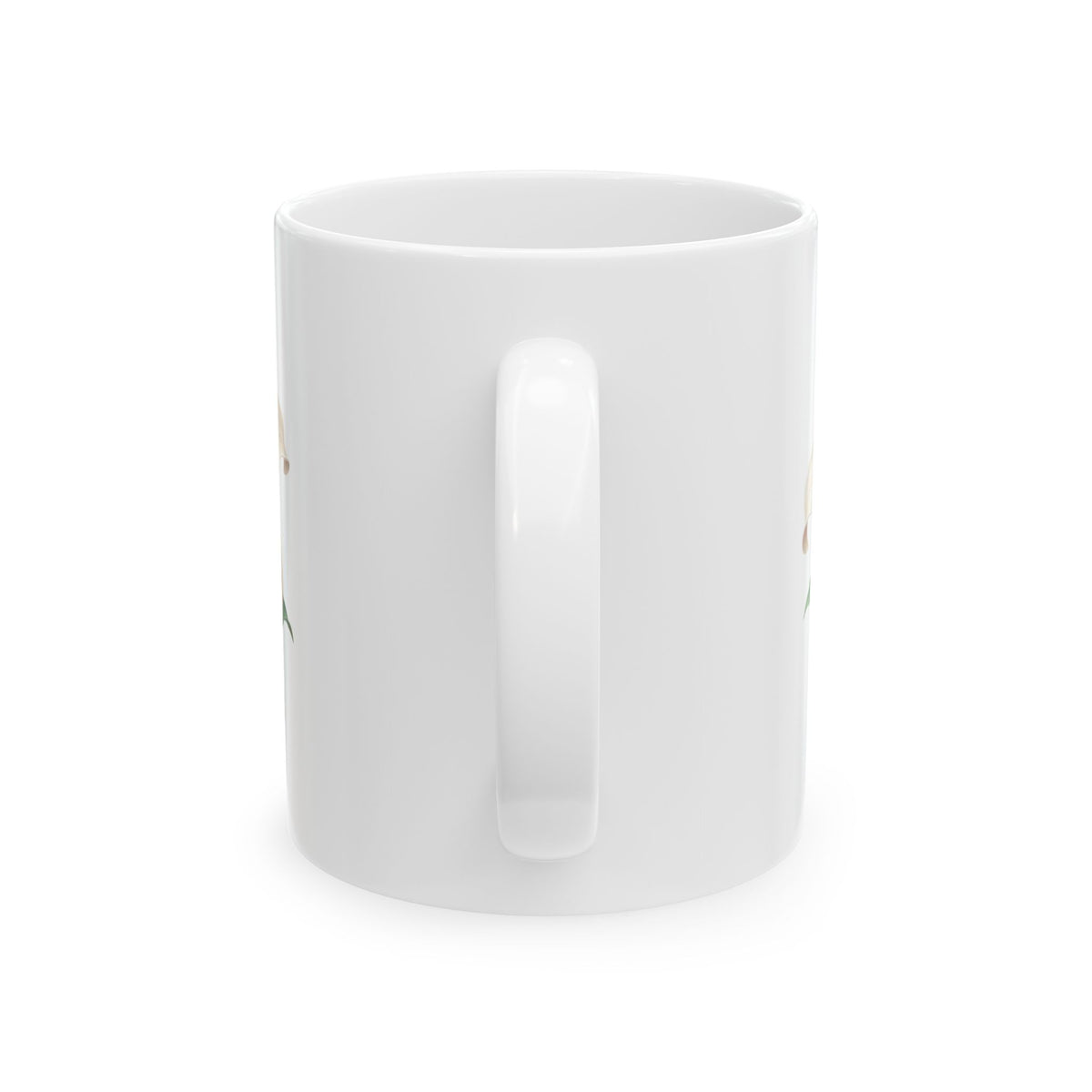 Floral Lily Ceramic Mug — Elegant Pink Lily Coffee Cup (11oz & 15oz)