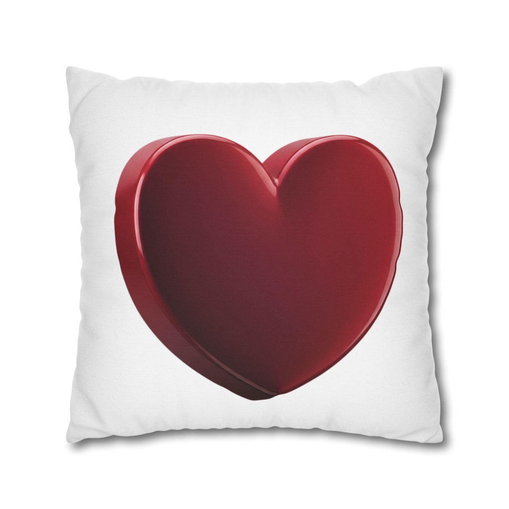Red Heart Spun Polyester Square Pillowcase