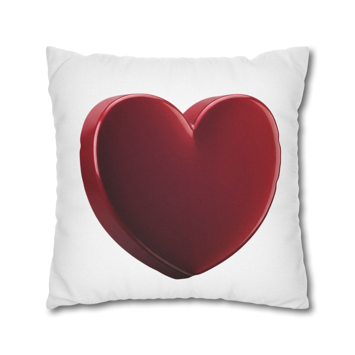 Red Heart Spun Polyester Square Pillowcase