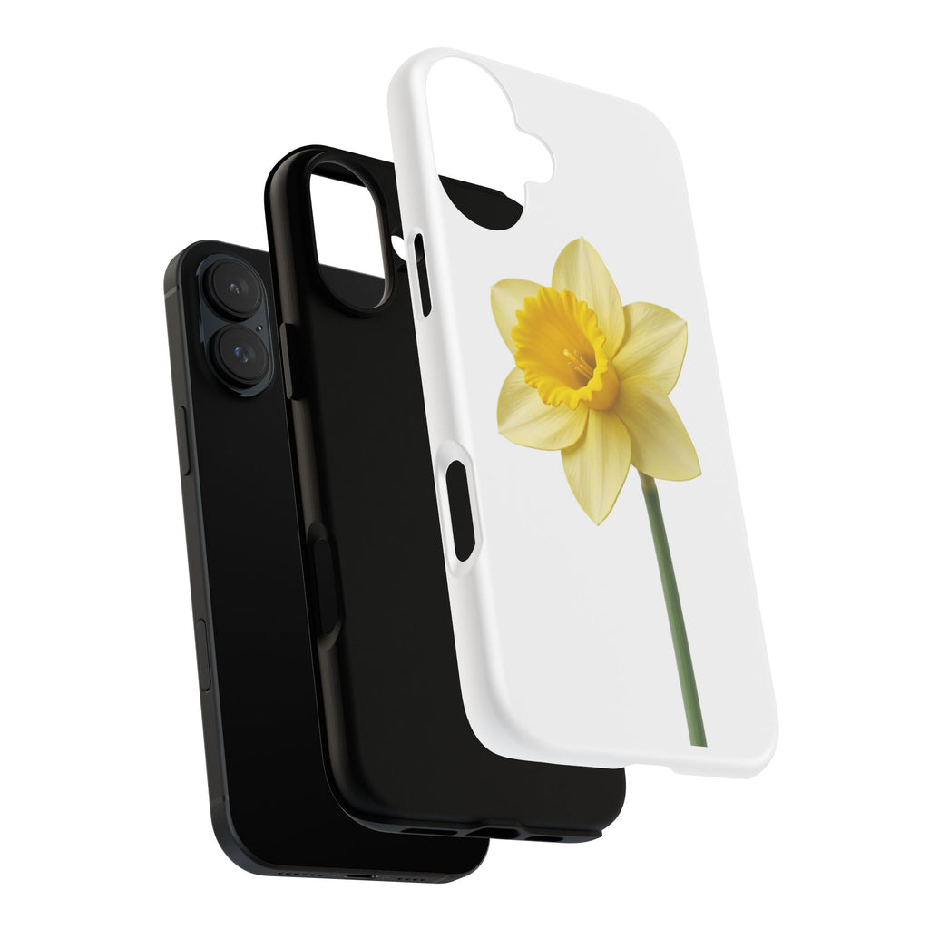 Daffodil Blossom Tough Phone Case — Yellow Spring Floral iPhone Cover