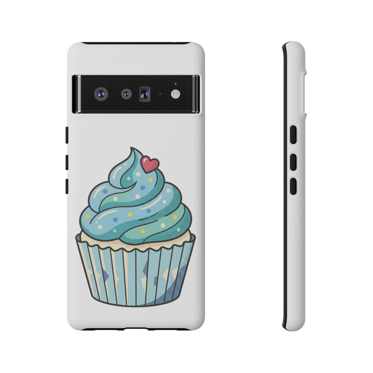 Blue Cupcake Tough Phone Cases