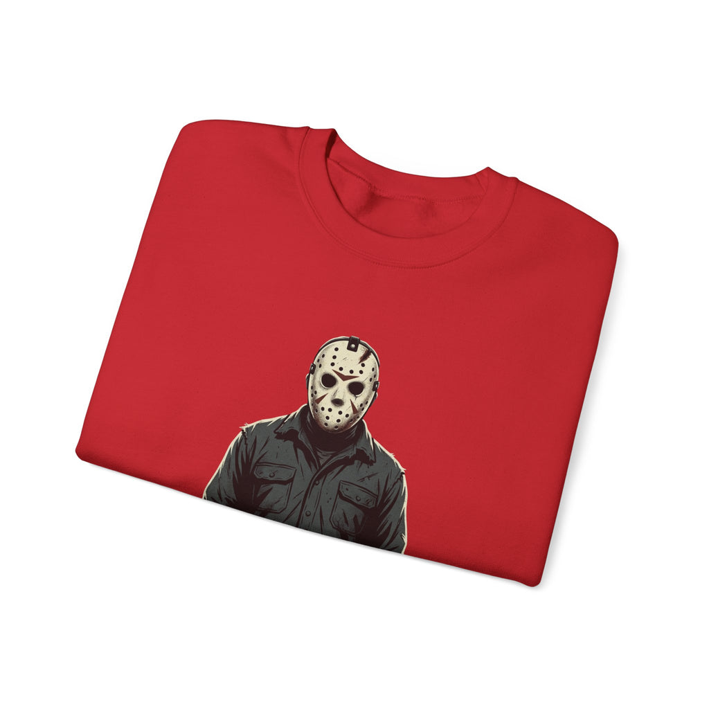 Jason Mask Sweatshirt - Horror Crewneck for Fans of Friday the 13th