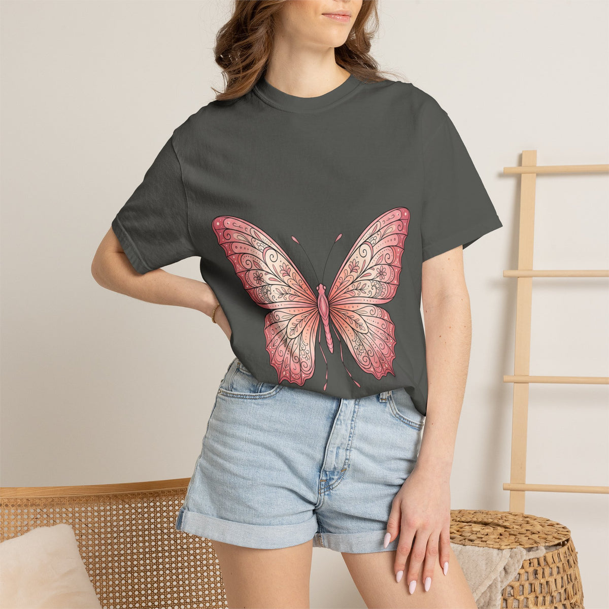Butterfly Illustration T-Shirt