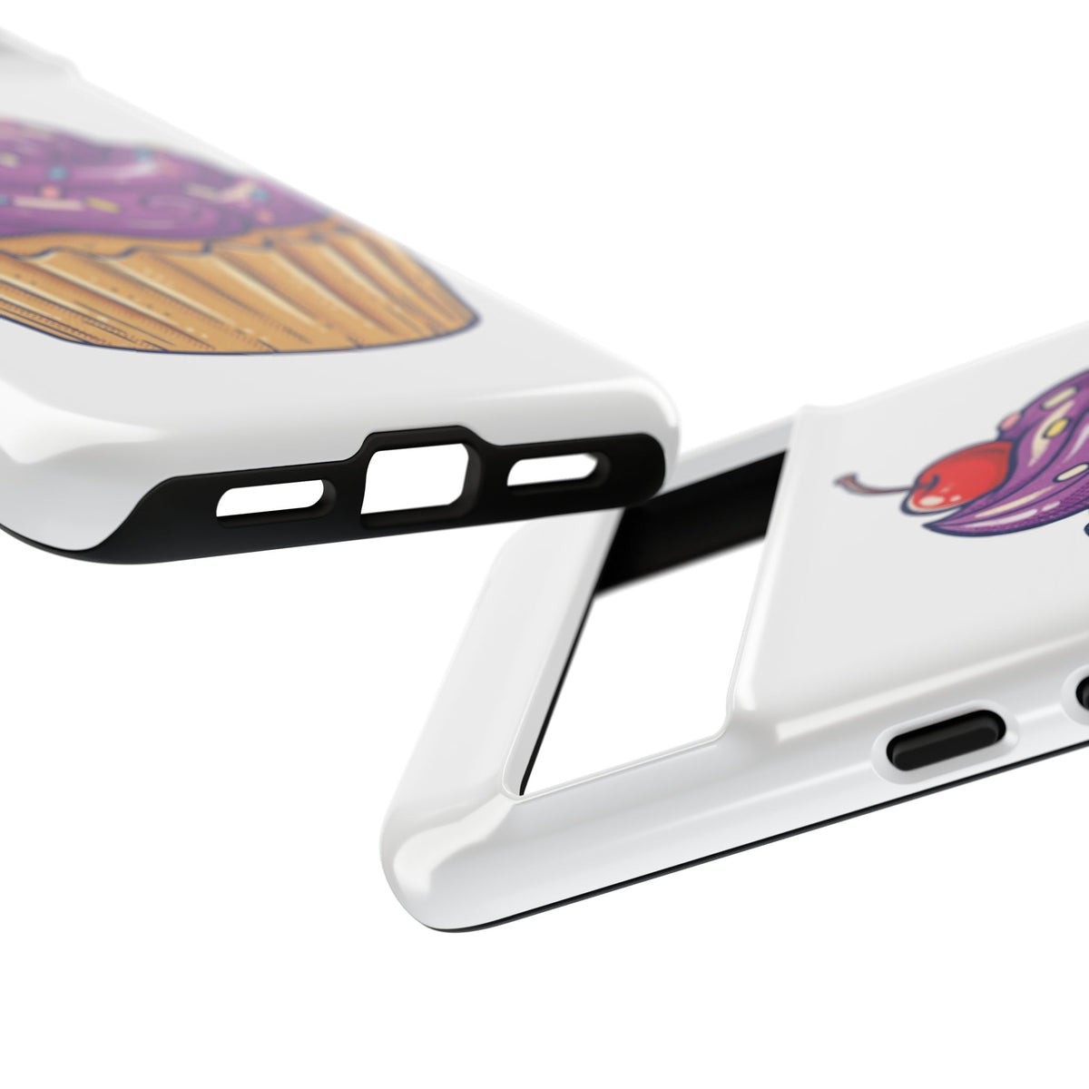 Purple Cupcake Tough Phone Cases
