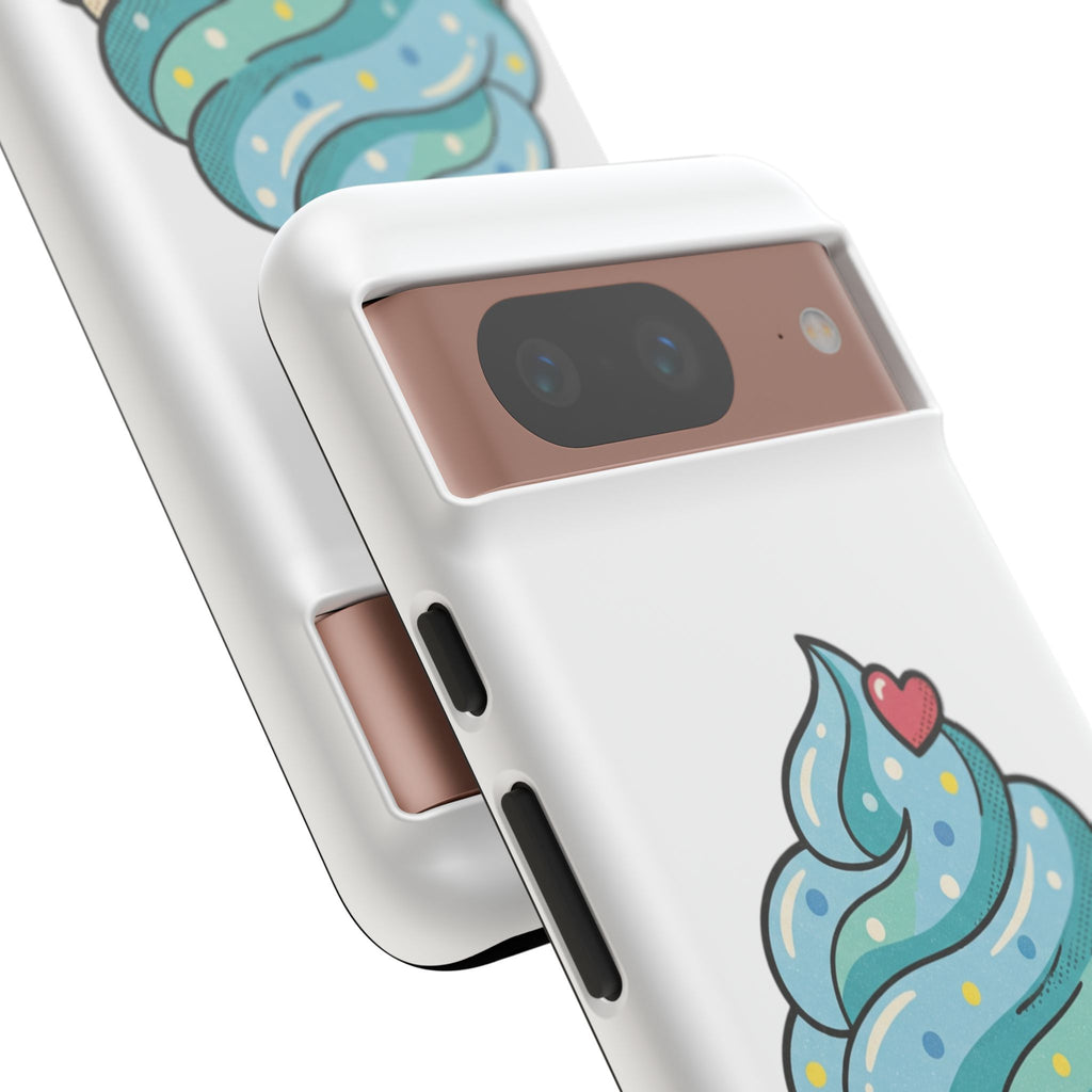 Blue Cupcake Tough Phone Cases