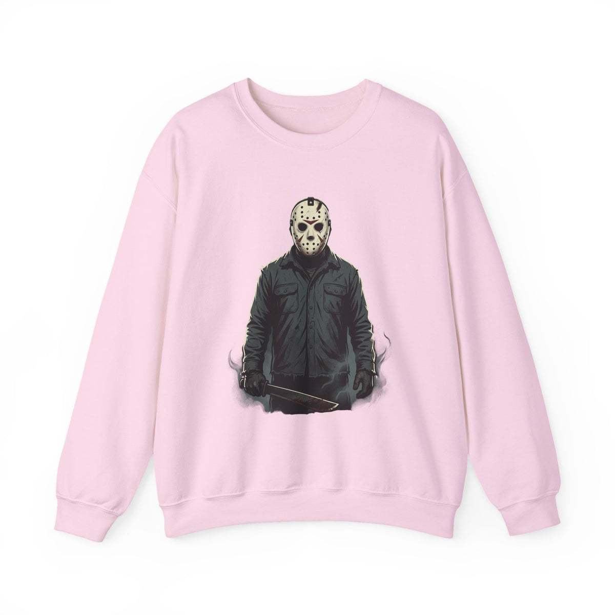 Jason Mask Sweatshirt - Horror Crewneck for Fans of Friday the 13th