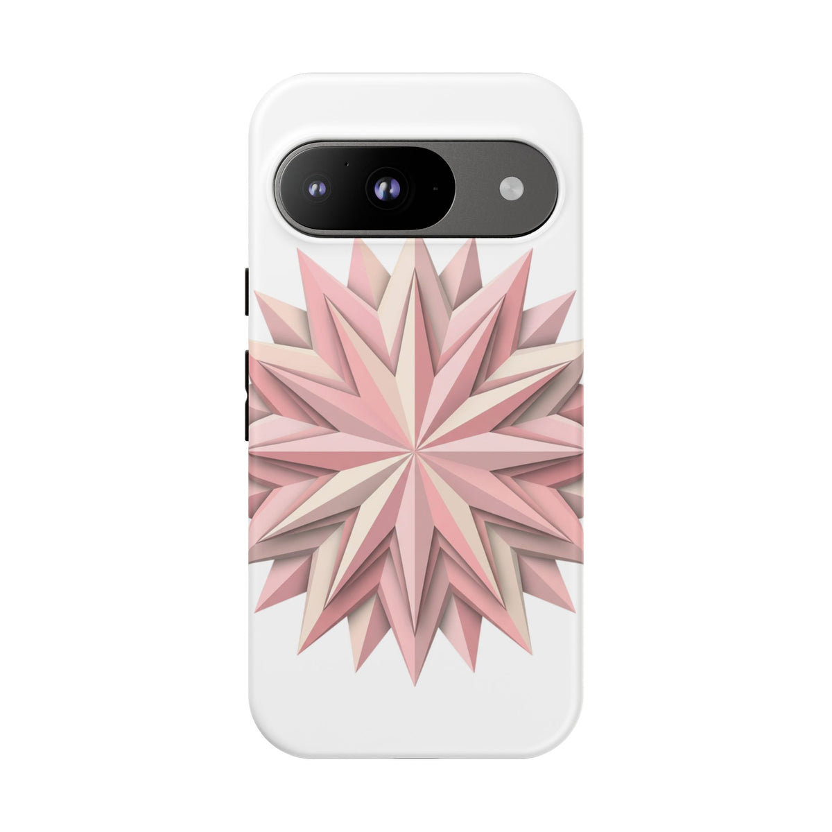 Pink Geometric Star Phone Case — Tough Protective iPhone Cover