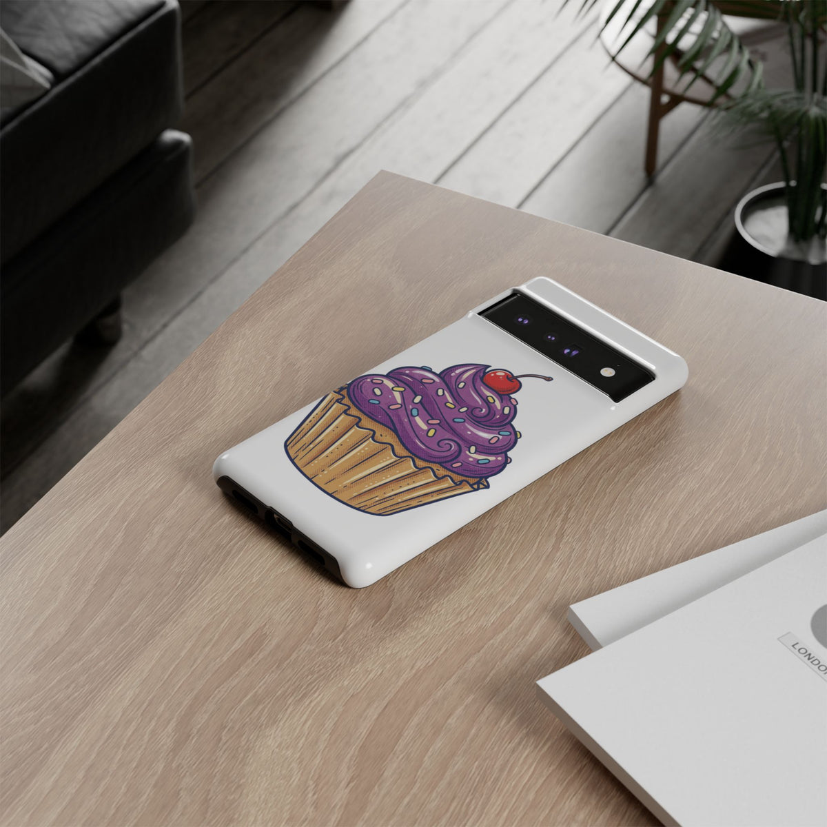 Purple Cupcake Tough Phone Cases